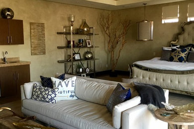 Inspiration for a shabby-chic style bedroom remodel in Las Vegas