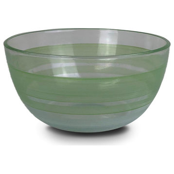 Retro Stripe Green 6" Bowl