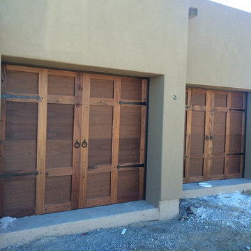 Mahogany Garage Doors