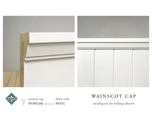 Wainscot Caps & Federal Panel Molding