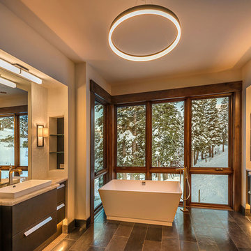Rustic Contemporary Ski Lodge