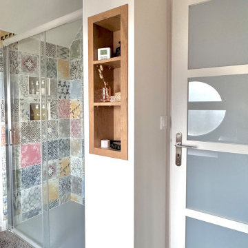 Rénovation complète d'un étage à HILLION : buanderie , salle de bain, dressing