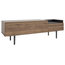 Unit 2-Drawer Sideboard, Walnut, Black