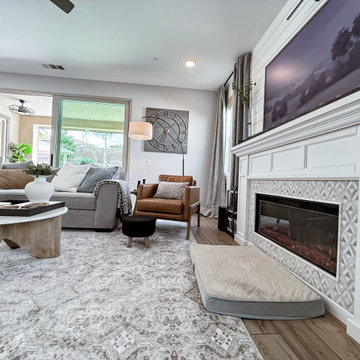 Cozy Flow Living: Family Room & Nook Transformation