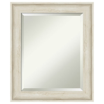 Regal Birch Cream Beveled Wall Mirror - 20.75 x 24.75 in.