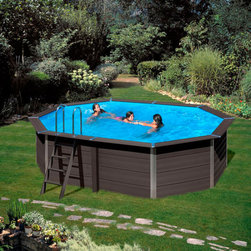 Piscina desmontable de composite Gre ovalada 524x386 cm - Above Ground Swimming Pools