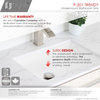 STYLISH 18" Rectangular Undermount Ceramic Ceramic Bathroom Sink With 2 Finishes