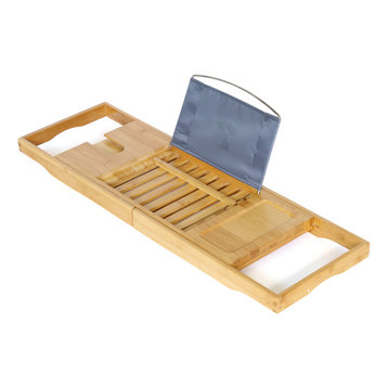 Deluxe Bamboo Bath Caddy
