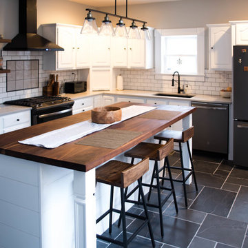 Indiana Historic Home Painted Cabinets