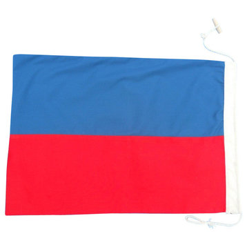 Letter E Cloth Nautical Alphabet Flag Decoration, 20''