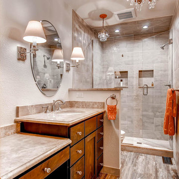 Charming Designer Details for this Master Bath