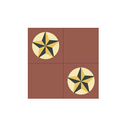 "Texas Star" 8x8 Encaustic Cement Tiles - Wall And Floor Tile