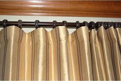 Another Drapery Question Traverse Rods And Non Pleated Panels
