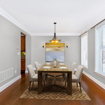 Same Dining Room Staged Multiple Ways
