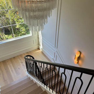 Project #134 | Straight Staircase with Elliptical Stringer