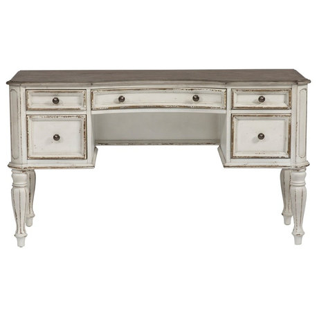 Magnolia Manor White Vanity Desk