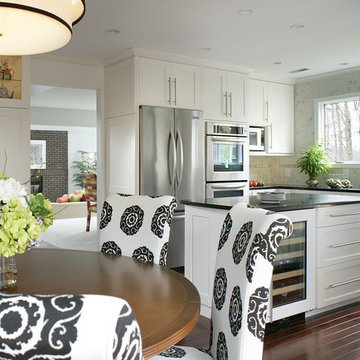 BLACK AND WHITE KITCHEN - CHERRY HILL, NJ