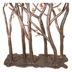 Enchanted Forest Console Table by Stone County Ironworks - Side Tables And End Tables