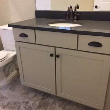 Truffle Shaker Cabinets~Granite Countertops~Quartz Countertops~Pattern Carpet