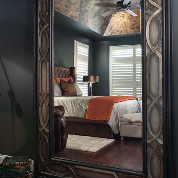 Bold, Masculine Master Bedroom