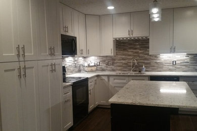 Kitchen - transitional kitchen idea in Raleigh