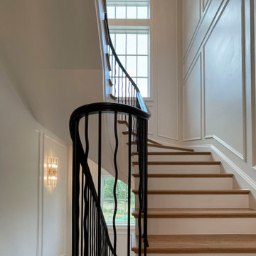 Project #106 | Winding Staircase with Modern Balustrade