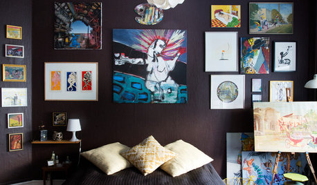 Houzz Tour: Østerbro-hjem fyldt med kunst – og galleri i stuen