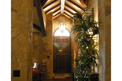 Inspiration for a timeless entryway remodel in Orange County
