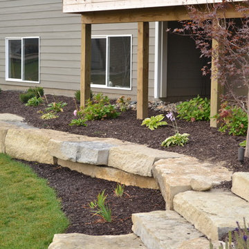Natural Stone Outcrop Walls