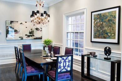 Trendy dining room photo in Toronto