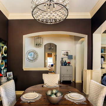 Dark Brown Dining Room