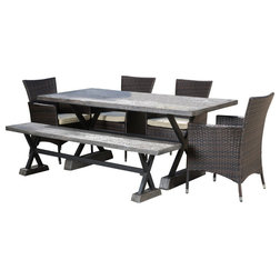 Tropical Outdoor Dining Sets by GDFStudio