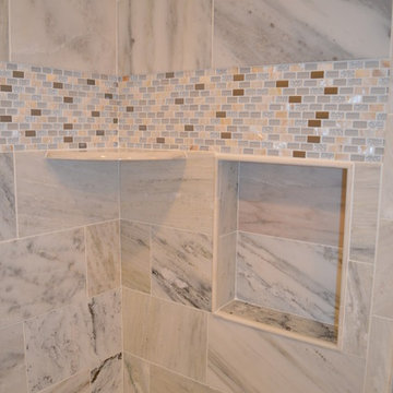 Master Bath - in White Carrara Marble