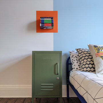 Colour Blocking Tween Boy's Room - Edwardian Detached
