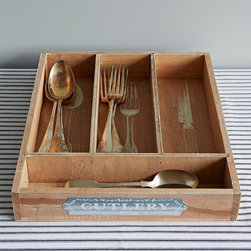 printed wooden cutlery draw - Kitchen Drawer Dividers