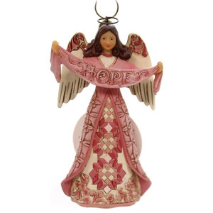 6000675 Heartwood Creek Breast Cancer Awareness Angel H/O by Jim Shore New 
