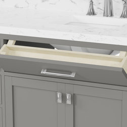 Caroline 60'' Grey Bathroom Vanity - Bathroom Vanities And Sink Consoles