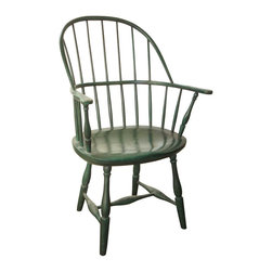 American New England Painted Sack Back-Windsor Armchair - Armchairs And Accent Chairs