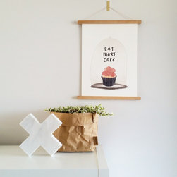 Eat More Cake Print - Drawings And Illustrations