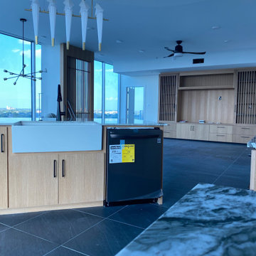 Kitchen / living room after
