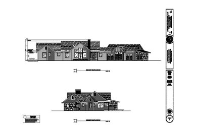 Custom Home Drawing Examples
