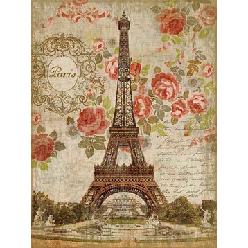 Suzanne Nicoll Dreaming Of Paris Wood Panel Sign