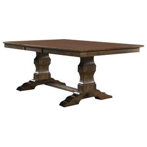 Gaston French Country Pine Stone Inset Dining Table Rustic Gaston French Country Pine Stone Inset Dining Table Rustic