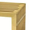Inez Large Stainless Steel Bench