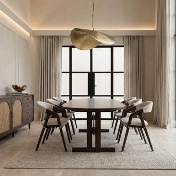 Luxury Solid Wood Dining Room Collection (Teak & Mahogany)