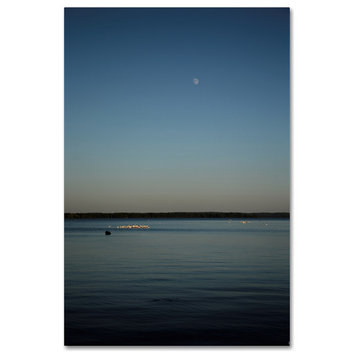 Jai Johnson 'Moon Rising Over Reelfoot Lake' Canvas Art, 32 x 22