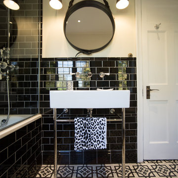 Traditional bathroom with a twist
