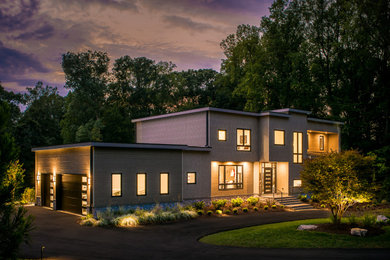 Modern exterior home idea in DC Metro