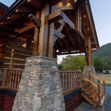 Big Rock Log Home