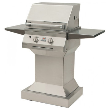 Solaire SOL-IRBQ-21GIR-PED 21" Stainless Steel Freestanding Infrared Gas Grill